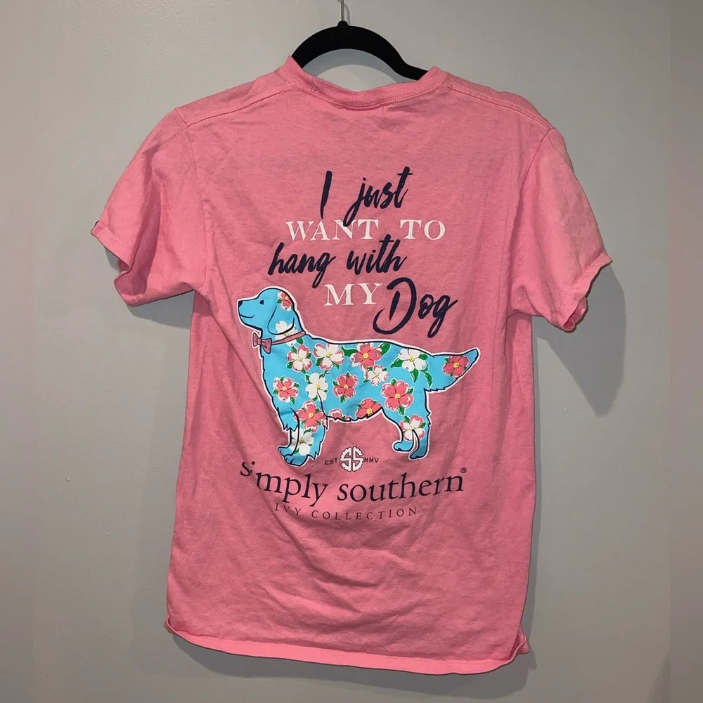 Simply Southern Shirt, Women’s Small Pink Shirt - Picture 1 of 3